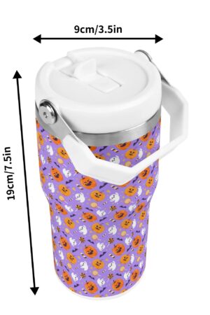 20oz Stainless Steel Water Bottle Coffee Mug Tumblers for Vehicle Cup Holders