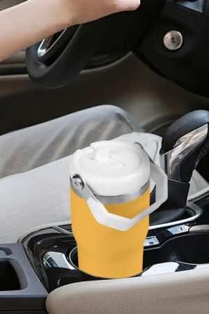 20oz Stainless Steel Water Bottle Coffee Mug Tumblers for Vehicle Cup Holders