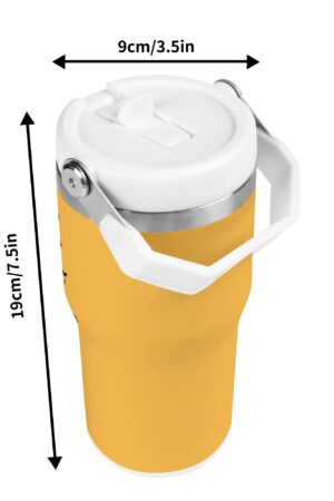 20oz Stainless Steel Water Bottle Coffee Mug Tumblers for Vehicle Cup Holders