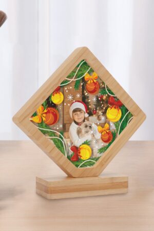 Custom Printed Photo Plaque Photo Frame Gift for Birthday Wedding