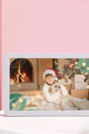 Rectangle LED Mirror Light - Personalized Photo Love Yourself Love Family