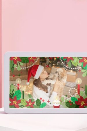 Rectangle LED Mirror Light - Personalized Photo Love Yourself Love Family