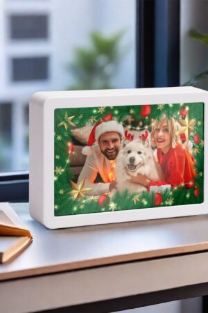 Rectangle LED Mirror Light - Personalized Photo Love Yourself Love Family