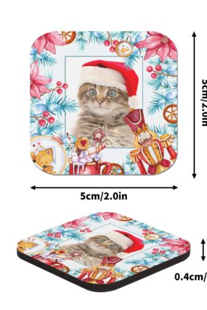 Personalized Magnetic Photos Gifts Fridge Stickers 4 Pcs