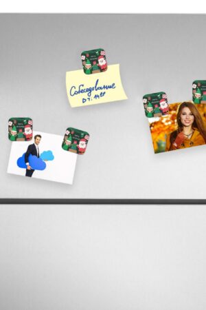 Personalized Magnetic Photos Gifts Fridge Stickers 4 Pcs