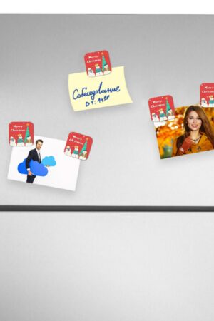 Personalized Magnetic Photos Gifts Fridge Stickers 4 Pcs