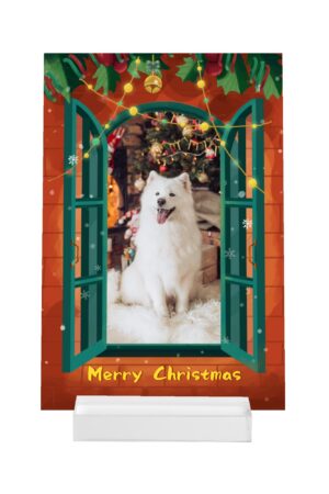 Personalised Name Acrylic Menu Holder Table Signs Stand with Base