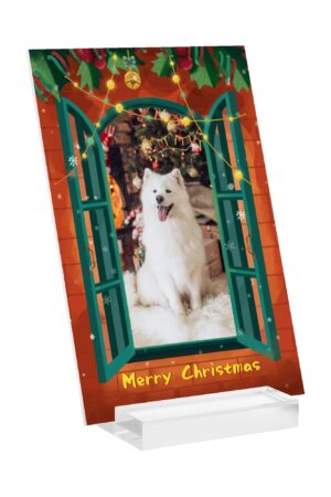 Personalised Name Acrylic Menu Holder Table Signs Stand with Base