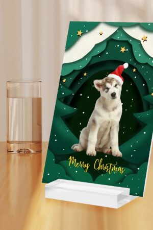 Personalised Name Acrylic Menu Holder Table Signs Stand with Base