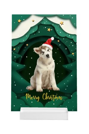 Personalised Name Acrylic Menu Holder Table Signs Stand with Base