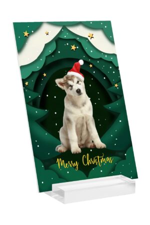 Personalised Name Acrylic Menu Holder Table Signs Stand with Base