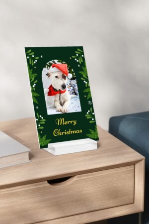 Personalised Name Acrylic Menu Holder Table Signs Stand with Base