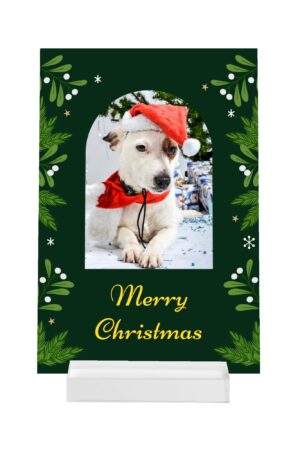 Personalised Name Acrylic Menu Holder Table Signs Stand with Base