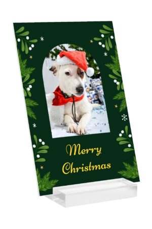 Personalised Name Acrylic Menu Holder Table Signs Stand with Base