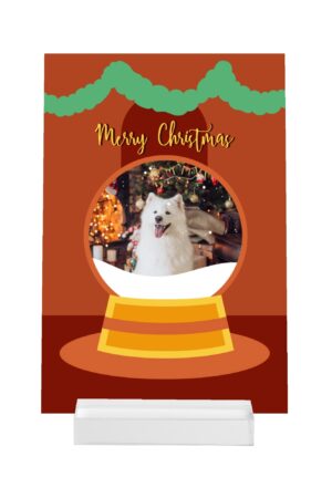 Personalised Name Acrylic Menu Holder Table Signs Stand with Base