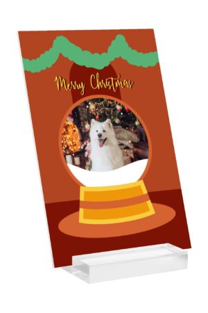 Personalised Name Acrylic Menu Holder Table Signs Stand with Base