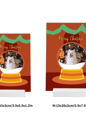 Personalised Name Acrylic Menu Holder Table Signs Stand with Base