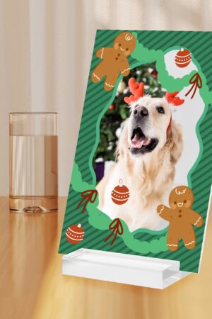 Personalised Name Acrylic Menu Holder Table Signs Stand with Base