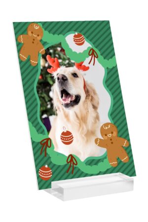 Personalised Name Acrylic Menu Holder Table Signs Stand with Base