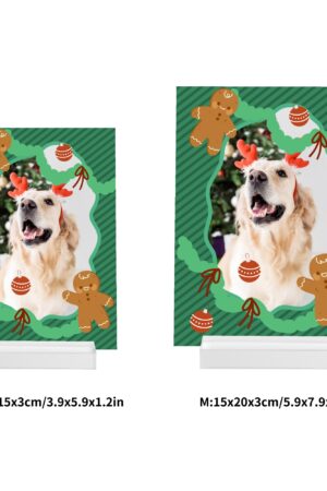 Personalised Name Acrylic Menu Holder Table Signs Stand with Base