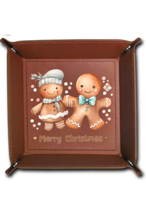 Custom Designs for PU Leather Valet Tray with Jewelry Key Coin Glasses Tray