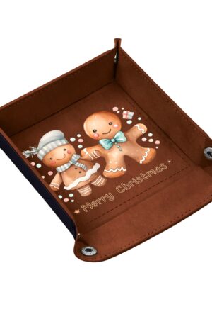 Custom Designs for PU Leather Valet Tray with Jewelry Key Coin Glasses Tray