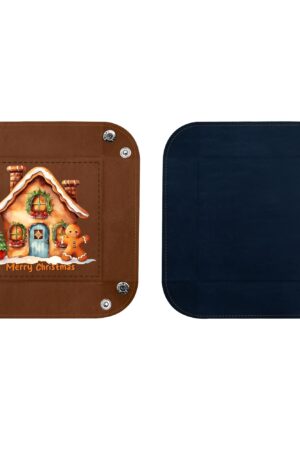 Custom Designs for PU Leather Valet Tray with Jewelry Key Coin Glasses Tray