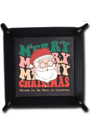 Custom Designs for PU Leather Valet Tray with Jewelry Key Coin Glasses Tray