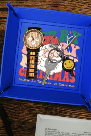 Custom Designs for PU Leather Valet Tray with Jewelry Key Coin Glasses Tray