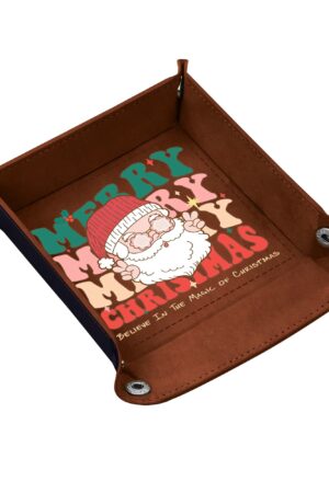 Custom Designs for PU Leather Valet Tray with Jewelry Key Coin Glasses Tray