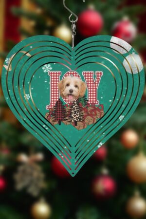 Heart Hanging Wind Spinner for Garden Decor Wedding Party