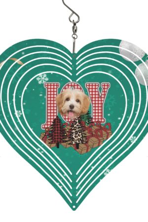 Heart Hanging Wind Spinner for Garden Decor Wedding Party