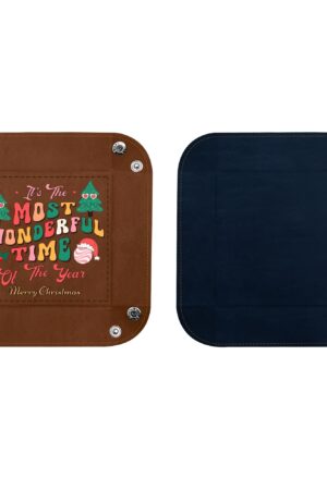 Custom Designs for PU Leather Valet Tray with Jewelry Key Coin Glasses Tray