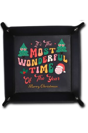 Custom Designs for PU Leather Valet Tray with Jewelry Key Coin Glasses Tray