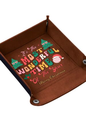 Custom Designs for PU Leather Valet Tray with Jewelry Key Coin Glasses Tray