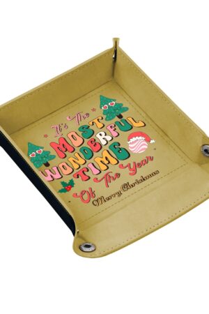 Custom Designs for PU Leather Valet Tray with Jewelry Key Coin Glasses Tray