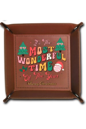 Custom Designs for PU Leather Valet Tray with Jewelry Key Coin Glasses Tray