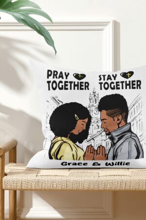 Personalized Pillow Case Cushion Cover 5 Square Sizes