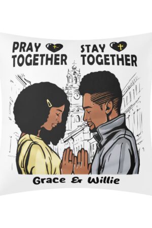 Personalized Pillow Case Cushion Cover 5 Square Sizes