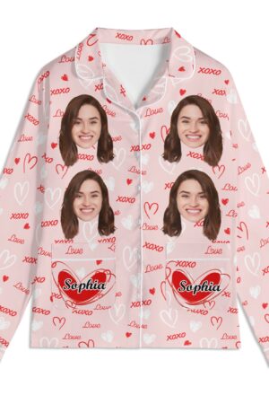 Unisex Long Sleeve Adult Nightwear Pajama Set