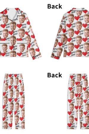 Unisex Long Sleeve Adult Nightwear Pajama Set