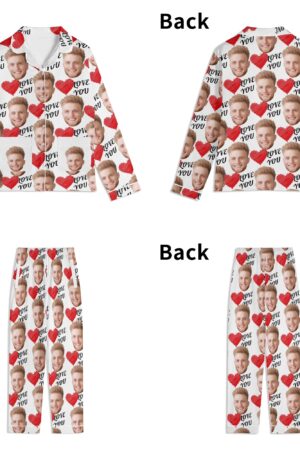 Unisex Long Sleeve Adult Nightwear Pajama Set