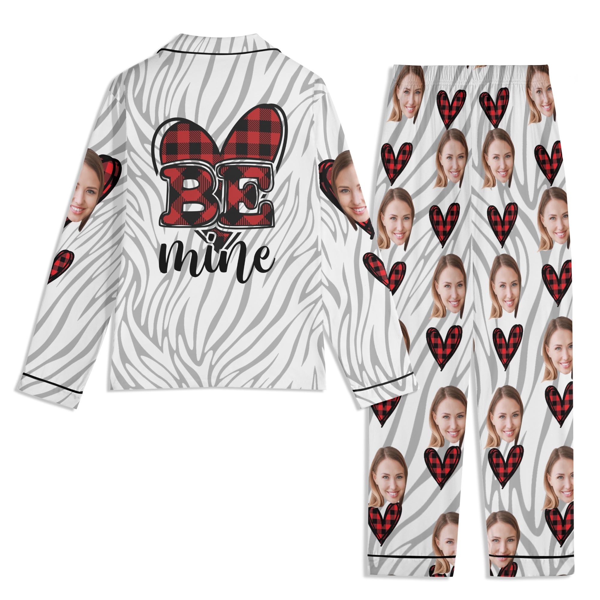 Unisex Long Sleeve Adult Nightwear Pajama Set - Image 3