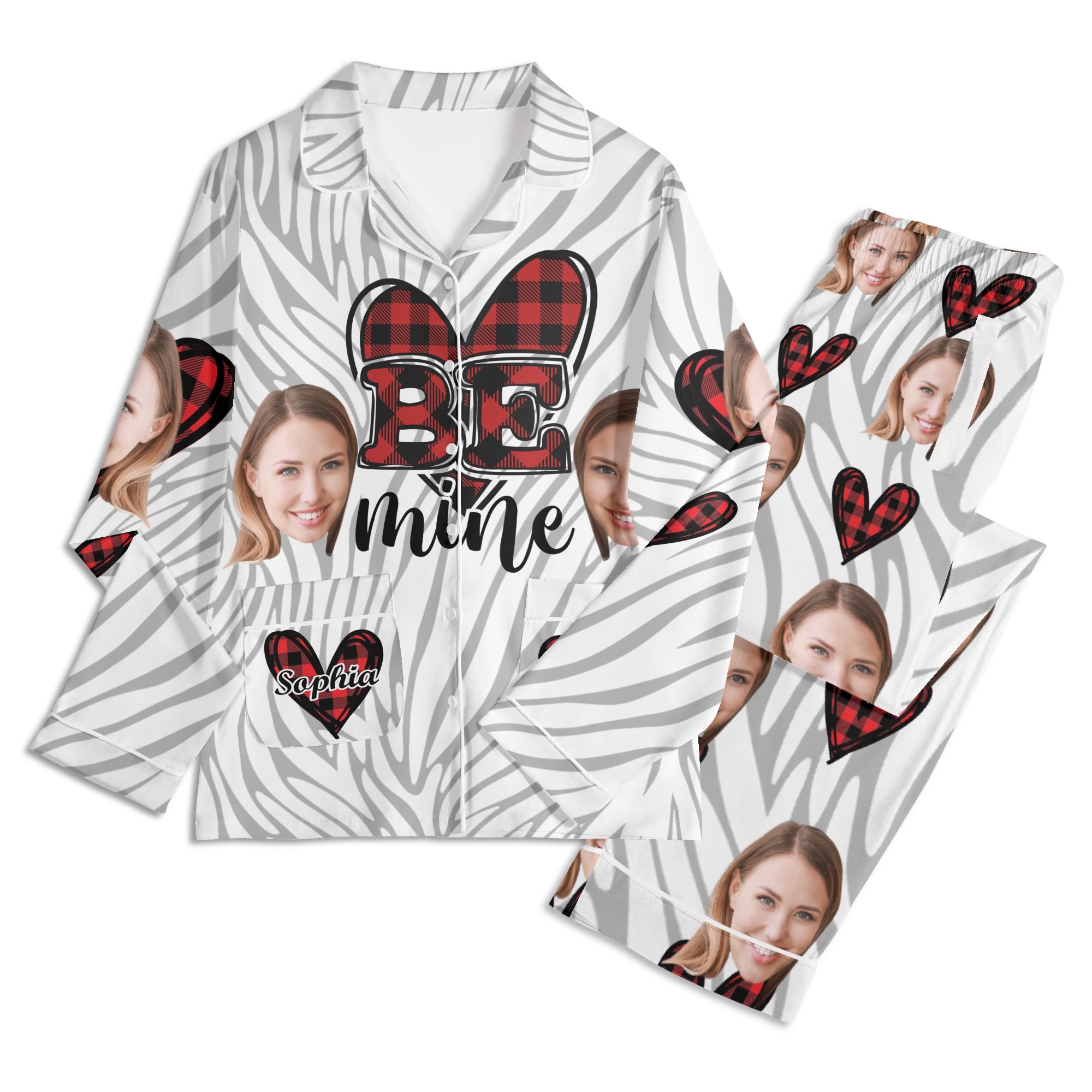 Unisex Long Sleeve Adult Nightwear Pajama Set - Image 16