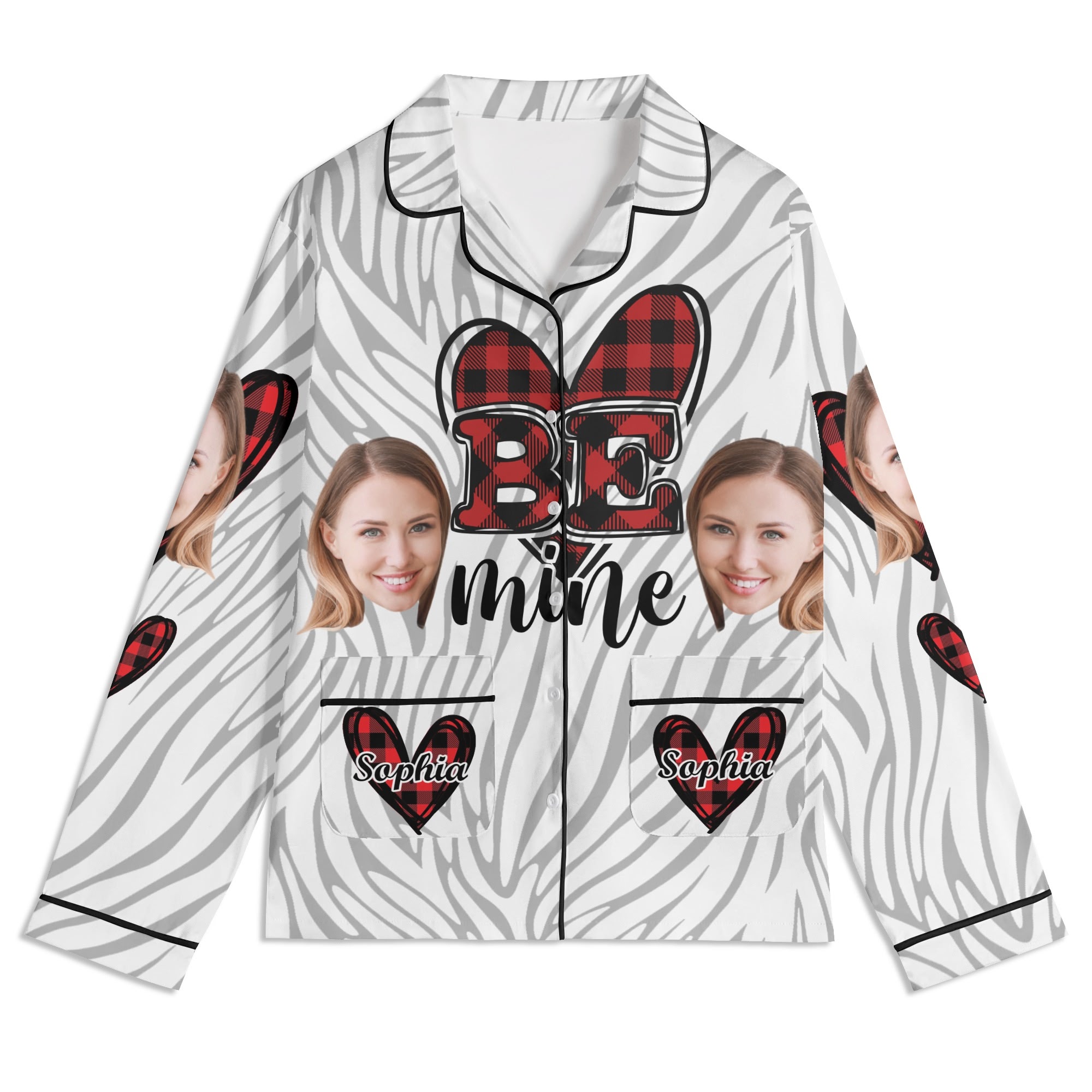 Unisex Long Sleeve Adult Nightwear Pajama Set - Image 5