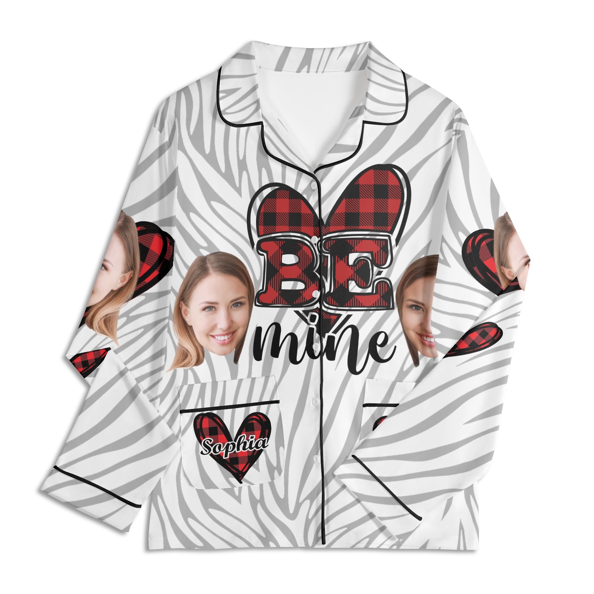 Unisex Long Sleeve Adult Nightwear Pajama Set - Image 6