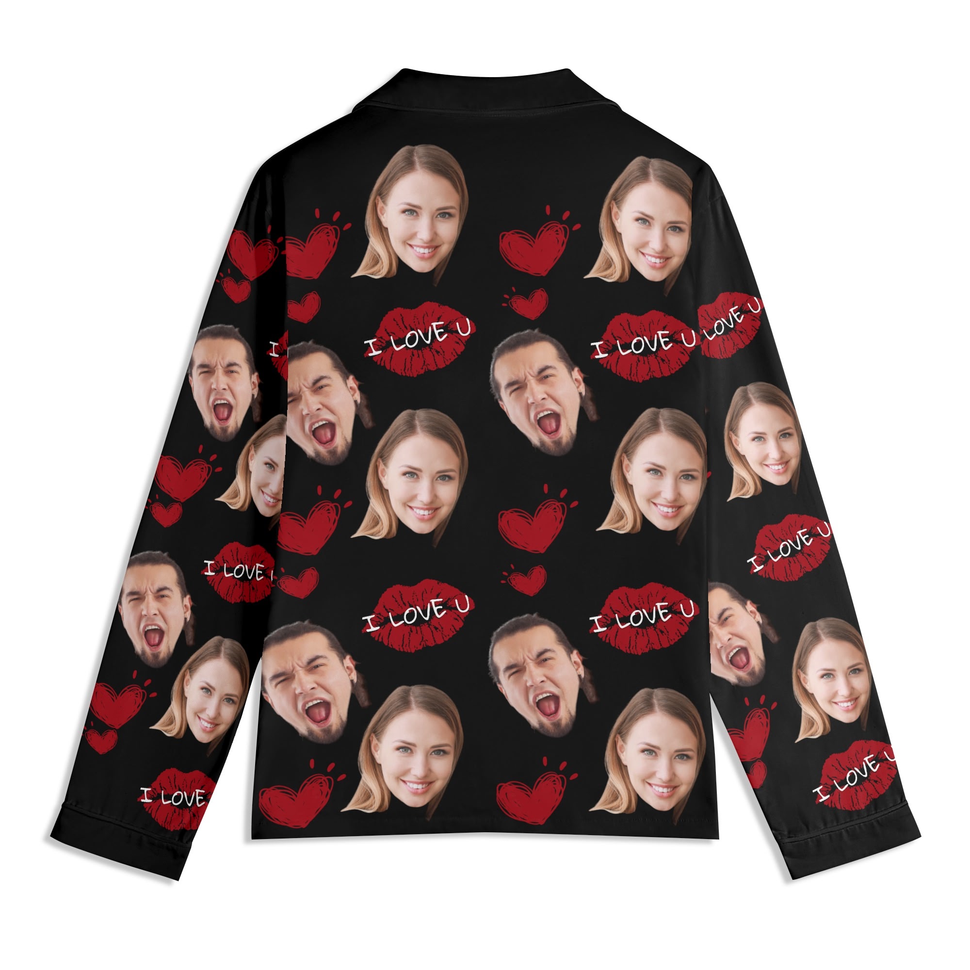 Unisex Long Sleeve Adult Nightwear Pajama Set - Image 7