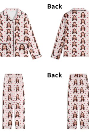 Unisex Long Sleeve Adult Nightwear Pajama Set