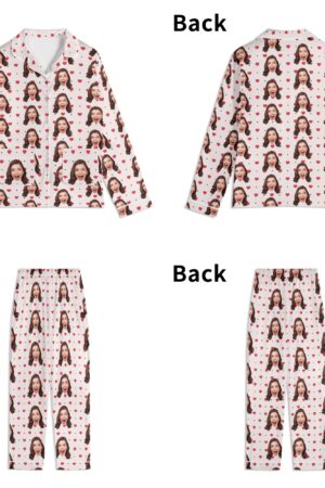 Unisex Long Sleeve Adult Nightwear Pajama Set