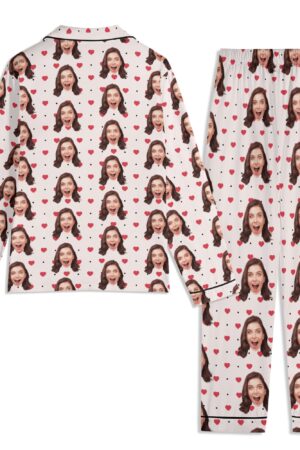 Unisex Long Sleeve Adult Nightwear Pajama Set